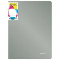 Папка с 60 прозр.вклад. Silwerhof Perlen 292961-77 A4 1мм карман серебристый металлик