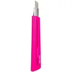 Нож канцелярский Deli E2038PINK 80мм шир.лез.9мм розовый блистер