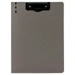 Папка-планшет Deli 64513GREY A4 полипропилен вспененный серый с крышкой