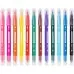 Фломастеры Deli EC151-12 Color Emotion 12цв. пластиковая коробка (12шт.)