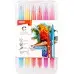 Фломастеры Deli EC151-12 Color Emotion 12цв. пластиковая коробка (12шт.)