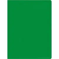 Папка метал.зажим Buro -ECB04CGREEN A4 пластик 0.5мм зеленый