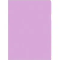 Папка-уголок Бюрократ Pastel -EPAST/VIO A4 пластик 0.18мм фиолетовый