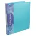 Папка на 2-х кольцах Бюрократ Pastel PAST0812/2RBLUE A4 пластик 0.5мм кор.27мм торц.карм с бум. встав голубой