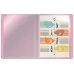 Папка с 10 прозр.вклад. Бюрократ Pastel PAST10PINK A4 пластик 0.5мм торц.карм с бум. встав розовый