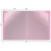 Папка с 10 прозр.вклад. Бюрократ Pastel PAST10PINK A4 пластик 0.5мм торц.карм с бум. встав розовый