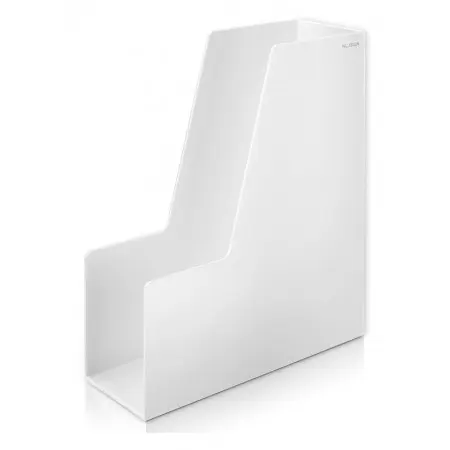 Лоток вертикальный Deli ENS022WHITE Nusign для бумаг A4 белый пластик