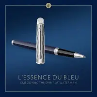 Ручка роллер Waterman Hemisphere L`Essence du Bleu (CW2166469) LaqBlue CT F черн. черн. подар.кор.