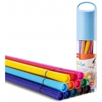 Фломастеры Deli EC156-12 ColoRun 12цв. пластиковая туба
