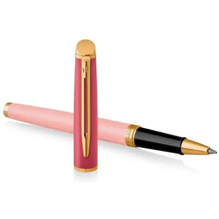 Ручка роллер Waterman Hemisphere Colour Blocking (2179898) Pink GT F черн. черн. подар.кор.