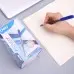 Набор ручек шариков. Deli Arrow (EQ01030-P) прозрачный/синий d=0.7мм син. черн. кор.карт. (50шт) сменный стержень