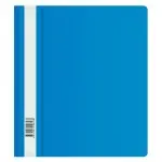 Папка-скоросшиватель Бюрократ Люкс -PSL20A5BLUE A5 прозрач.верх.лист пластик синий 0.14/0.18