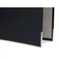 Папка-регистратор Silwerhof 355020-01 A4 50мм ПВХ/бумага черный мет.окант. сборная смен.карм. на кор.