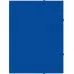 Папка-короб на резинке Бюрократ -BA25/05BLUE пластик 0.5мм корешок 25мм A4 синий