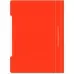 Папка-скоросшиватель Бюрократ -PS20RED A4 прозрач.верх.лист пластик красный 0.12/0.16