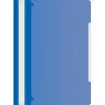 Папка-скоросшиватель Бюрократ -PS-K20BLU A4 прозрач.верх.лист карм.на лиц.стор. пластик синий 0.12/0.16