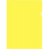 Папка-уголок Бюрократ -EE310/1YEL A4 пластик 0.15мм желтый