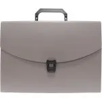 Портфель Бюрократ -BPP13GREY 13 отдел. A4 пластик 0.7мм серый