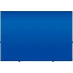 Портфель Бюрократ -BPR6BLUE 6 отдел. A4 пластик 0.7мм синий
