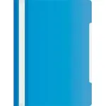 Папка-скоросшиватель Бюрократ Economy -PSE20BLUE A4 прозрач.верх.лист пластик синий