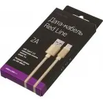 Кабель Redline УТ000011691 USB (m)-USB Type-C (m) 1м золотистый