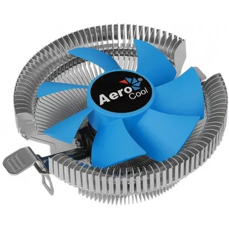Устройство охлаждения(кулер) Aerocool Verkho A-3P Soc-AM5/AM4 черный/синий 3-pin 29dB Al 100W 230gr Ret