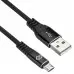 Кабель Digma MICROUSB-2M-BRAIDED-BLK USB (m)-micro USB (m) 2м черный