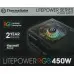 Блок питания Thermaltake ATX 450W Litepower RGB 450 (20+4pin) APFC PPFC 120mm fan color LED 4xSATA RTL