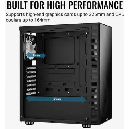 Корпус Aerocool Python-G-BK-v1 черный без БП ATX 5x120mm 2x140mm 2xUSB2.0 1xUSB3.0 audio bott PSU