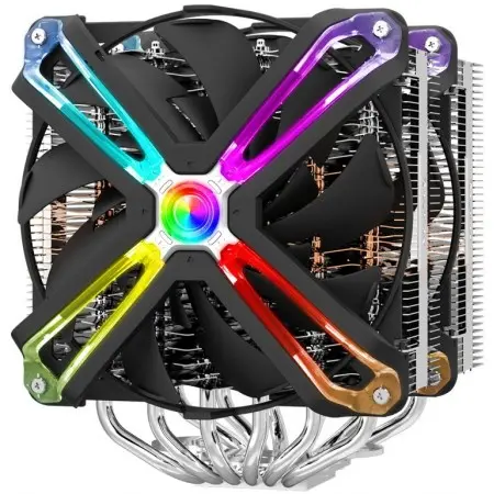 Устройство охлаждения(кулер) Zalman CNPS20X RGB Soc-AM4/1151/1200/2066 черный 4-pin 17-29dB Al+Cu 300W 1300gr Ret