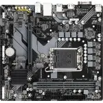 Материнская плата Gigabyte B760M H DDR4 Soc-1700 Intel B760 2xDDR4 mATX AC`97 8ch(7.1) GbLAN RAID+VGA+HDMI