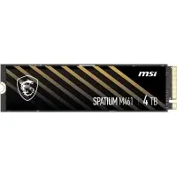 Накопитель SSD MSI PCIe 4.0 x4 4TB S78-440R030-P83 M461 Spatium M.2 2280