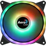 Вентилятор для корпуса Aerocool Duo 14 ARGB 140х140x25 черный 6-pin 23.2дБ (DUO 14 ARGB) Ret