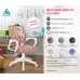 Кресло детское Бюрократ KD-W4 черный/красный красный кристалл крестов. пластик белый пластик белый
