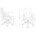 Кресло руководителя Бюрократ CH-868N Fabric черный Light-20 крестов. пластик
