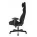 Кресло игровое Knight Outrider черный Light-20 с подголов. крестов. металл