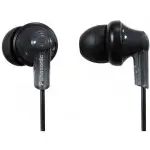Наушники внутриканальные Panasonic RP-HJE120 1.1м черный проводные в ушной раковине (RP-HJE120EEK)