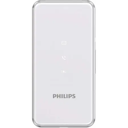 Мобильный телефон Philips E2601 Xenium серебристый раскладной 2Sim 2.4" 240x320 Nucleus 0.3Mpix GSM900/1800 FM microSD max32Gb