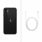 Смартфон Apple A2221 iPhone 11 128Gb 4Gb черный моноблок 3G 4G 1Sim 6.1" 828x1792 iOS 15 12Mpix 802.11 a/b/g/n/ac/ax NFC GPS GSM900/1800 GSM1900 TouchSc Protect