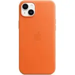 Чехол (клип-кейс) Apple для Apple iPhone 14 Plus Leather Case with MagSafe A2907 оранжевый (MPPF3ZM/A)