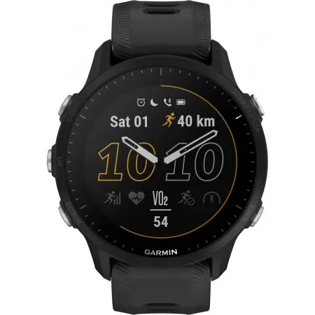 Смарт-часы Garmin Forerunner 955 33мм 1.3" корп.черный рем.черный разм.брасл.:130-220мм (010-02638-30)