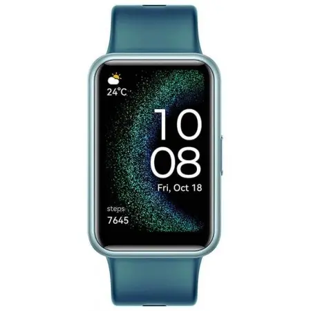 Смарт-часы Huawei Fit SE STA-B39 30мм 1.64" AMOLED корп.зеленый рем.зеленый разм.брасл.:130-210мм (55020ATF)