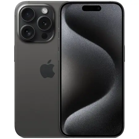 Смартфон Apple A3104 iPhone 15 Pro 256Gb черный титан моноблок 3G 4G 2Sim 6.1" 1179x2556 iOS 17 48Mpix 802.11 a/b/g/n/ac/ax NFC GPS GSM900/1800 TouchSc Protect