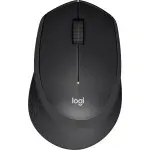 Мышь Logitech M330 Silent Plus черный оптическая 1000dpi silent беспров. USB 2but (910-004909)