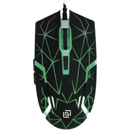Мышь Оклик 701G черный оптическая 3600dpi USB для ноутбука 6but (1884623)