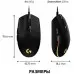 Мышь Logitech G102 LightSync черный оптическая 8000dpi USB 5but (910-005808)
