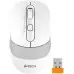 Мышь A4Tech Fstyler FB10CS белый/серый оптическая 2000dpi silent беспров. BT/Radio USB 4but (FB10CS USB GRAYISH WHITE)