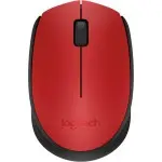 Мышь Logitech M170 красный/черный оптическая 1000dpi беспров. USB 2but (910-004648)