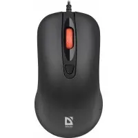 Мышь Defender Omega MB-522 черный оптическая 1600dpi silent USB 3but (52522)