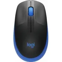 Мышь Logitech M190 черный/синий оптическая 1000dpi беспров. USB 2but (910-005914)